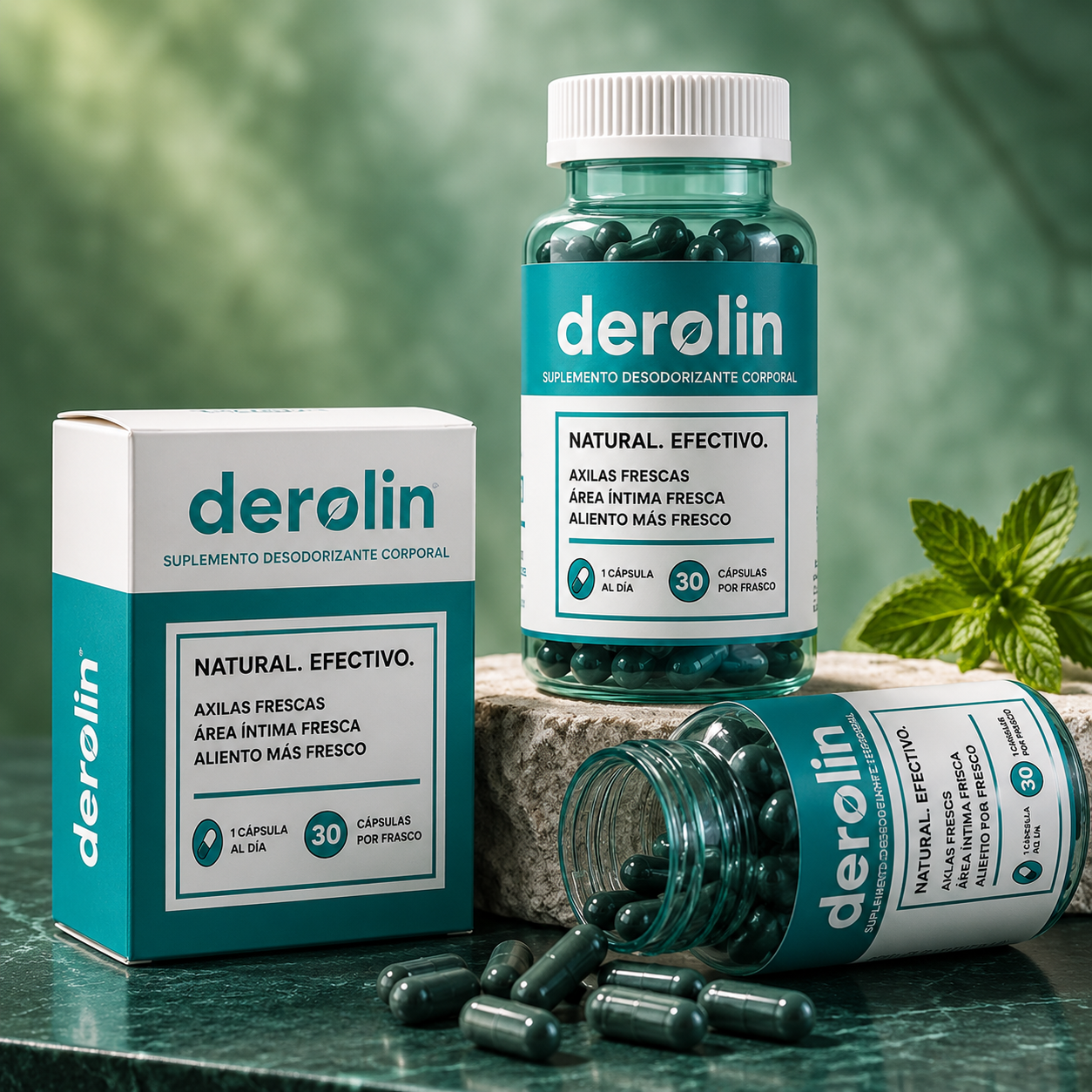 Derolin® - Suplemento natural para el control del aliento y el olor corporal