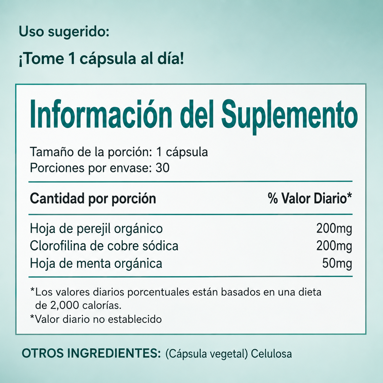 Derolin® - Suplemento natural para el control del aliento y el olor corporal